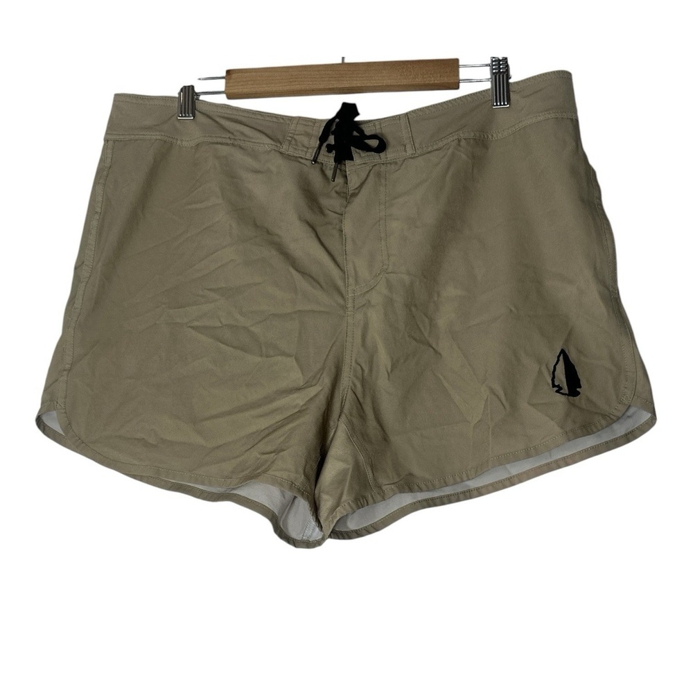 Tachuntfish Shorts Mens XL Khaki Athletic Pockets